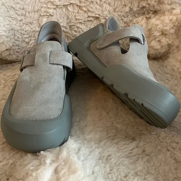Birkenstock Reykjavik shoe, in Pure Sage nubuck leather, unisex EU 40 (L9/M7) - Picture 3 of 10
